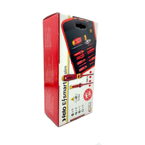 Felo Set dielektrični alata Belt Bag E-Smart slim VDE SL/PH/PZ/TX 06381204 12 kom - 06381204