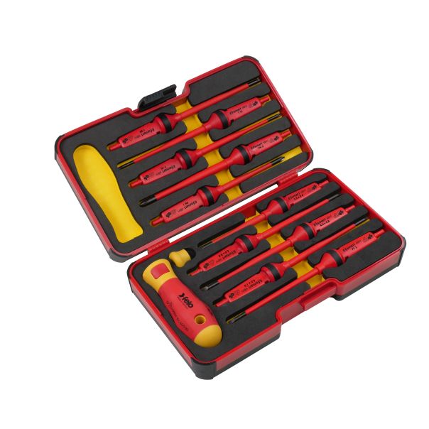 Felo Set dielektrični alata XL-Strongbox E-Smart slim VDE SL/PH/PZ/TX 06381206 12 kom - 06381206