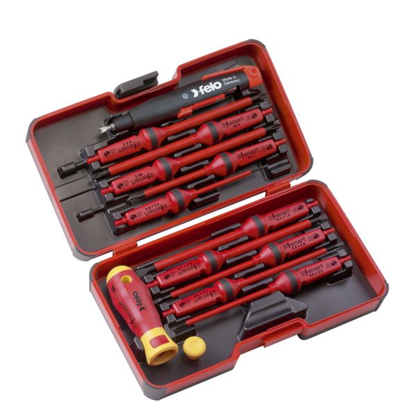 Felo Set alata XL-Strongbox E-smart VDE Industry SL/PZ/PH/XENO/SP 06391316 14 kom - 06391316