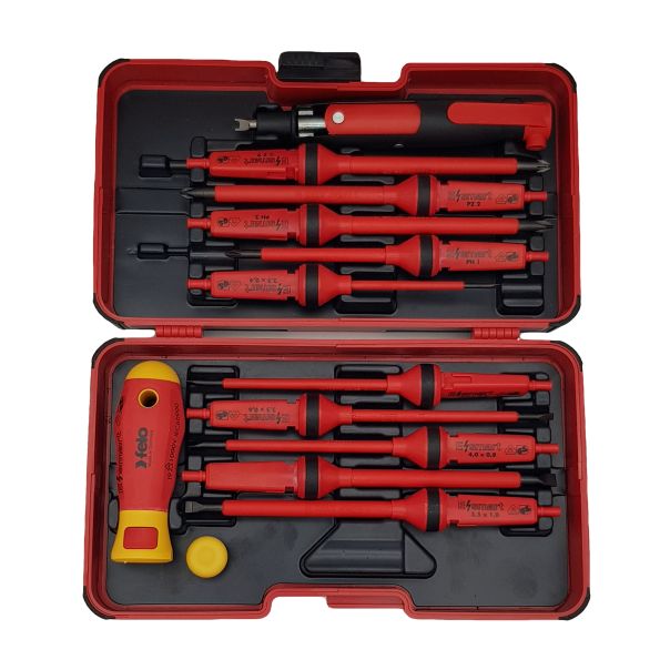 Felo Set alata XL-Strongbox E-smart VDE Industry SL/PZ/PH/XENO/SP 06391316 14 kom - 06391316