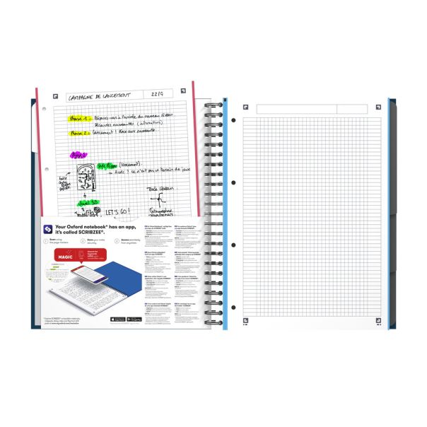 OXFORD Sveska Office Essentials Europeanbook A4+ kvadratići, 4 Subject - 06XO641