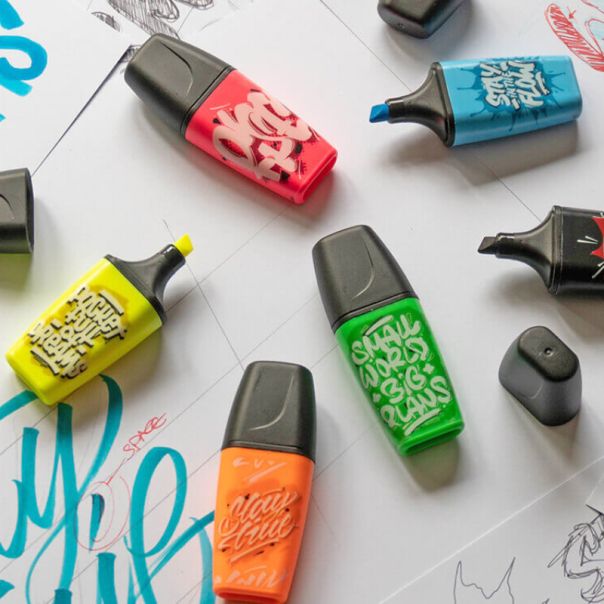 STABILO Tekst markeri Boss by Snooze One, mini, set 1/5 - 07-05-30-10