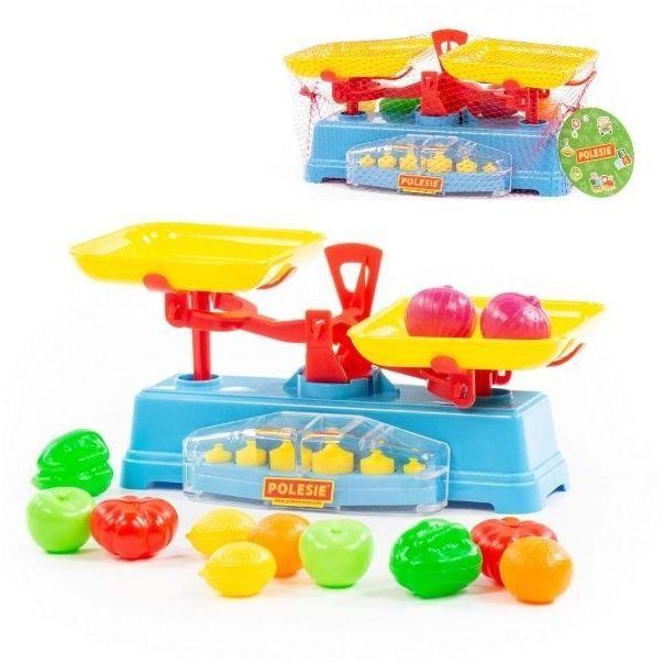 POLESIE Igračka vaga za merenje sa voćem 12 delova - 17-53787