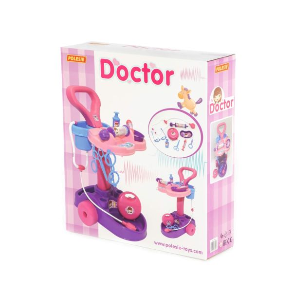 POLESIE Doktorski set za decu, ljubičasta/roze - 67937