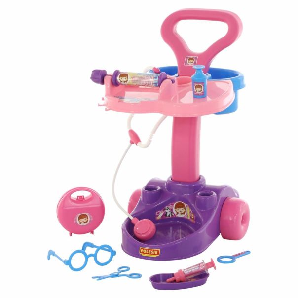 POLESIE Doktorski set za decu, ljubičasta/roze - 67937