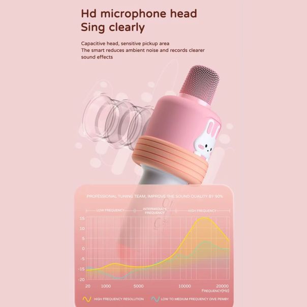 Mikrofon K7 roze - 223092