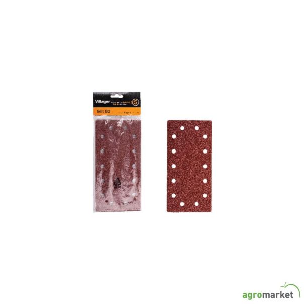 VILLAGER Brusni papir za vibracionu brusilicu VLP 324 182x90mm granulacija 80 5/1 - EP2975024