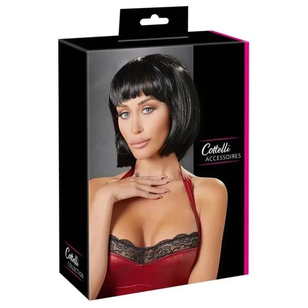 Perika Crnka Kratka Black Bob Wig - 07721270000