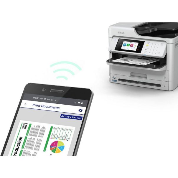 EPSON WorkForce Pro WF-M5899DWF RIPS wireless multifunkcijski inkjet crno-beli štampač - AL078735