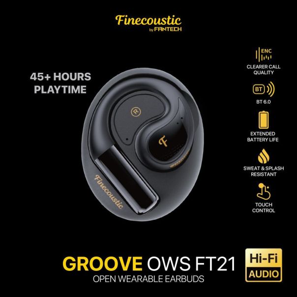 Fantech Bluetooth slusalice FT21 Groove OWS crne - EP3233404