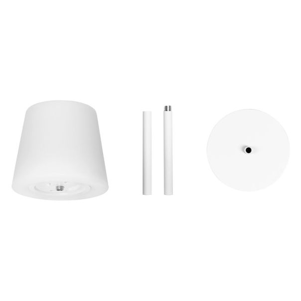 Get and Give LED stona lampa Selena, Podesiva visina, Punjiva, 4 nivoa osvetljenja, bela - EP3246775