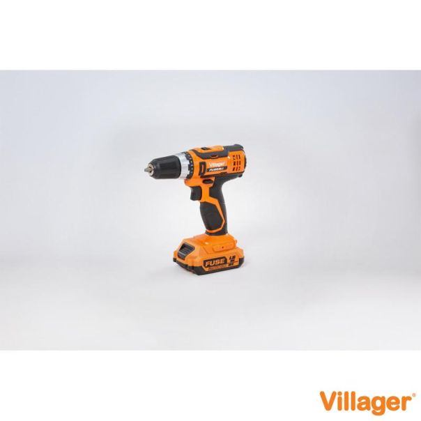 VILLAGER Aku bušilica set u koferu VLN 3220 + baterija 2.0Ah + punjač 2,4A + 74 nastavka - EP2975168
