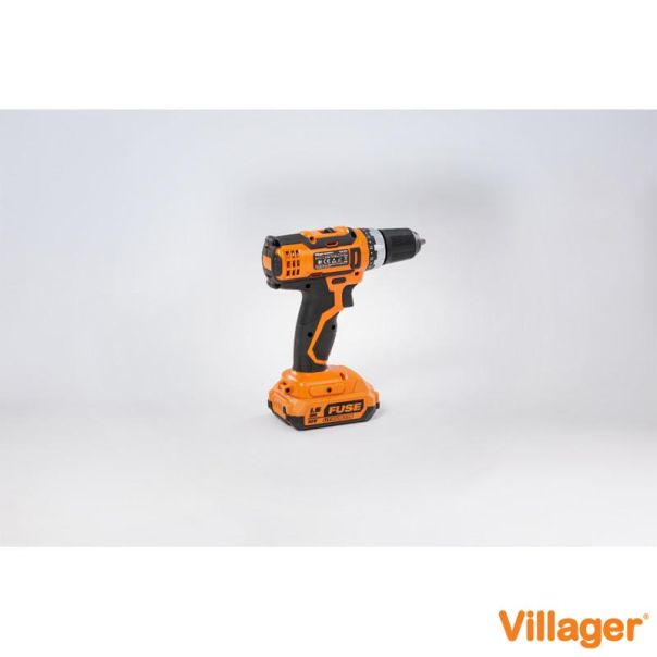 VILLAGER Aku bušilica set u koferu VLN 3220 + baterija 2.0Ah + punjač 2,4A + 74 nastavka - EP2975168