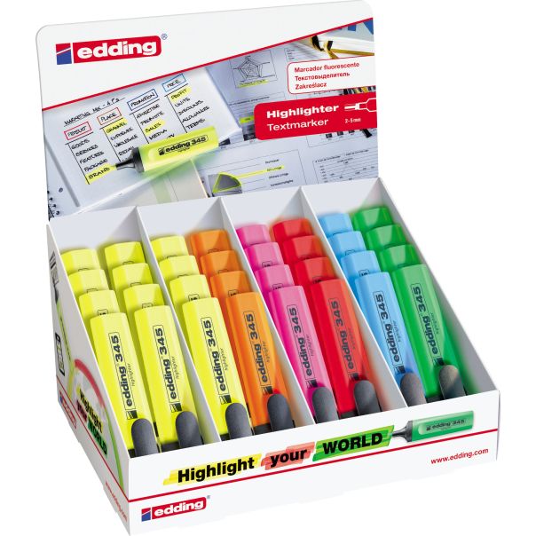 EDDING Signiri E-345 2-5mm, set 1/6 - 08SG345Q6