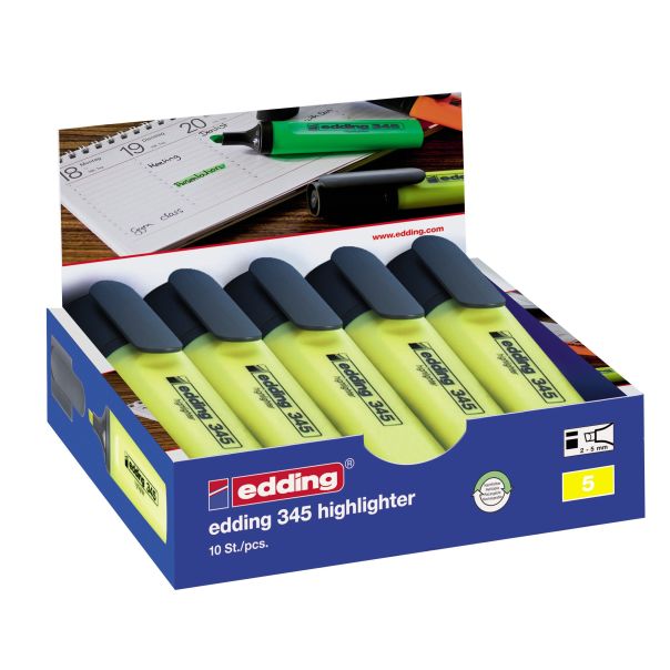 EDDING Signiri E-345 2-5mm, set 1/6 - 08SG345Q6