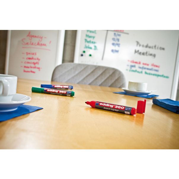 EDDING Marker za belu tablu E-360 1,5-3mm, zaobljeni, set 1/8 - 09M360Q8