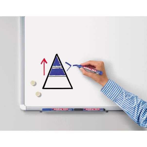 EDDING Marker za belu tablu E-363 1-5mm, kosi vrh, set 1/4 - 09M363Q