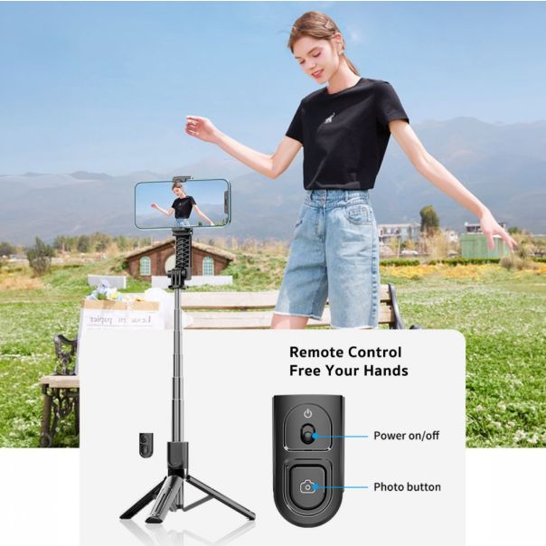 Selfie stick + tripod Coteci Plus BS-034 crni - EP3232573