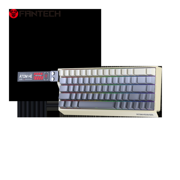 FANTECH Gejmerska mehanicka tastatura MK922 Atom HE68 Pro Retro magnetic emerald switch Wireless - EP2870941