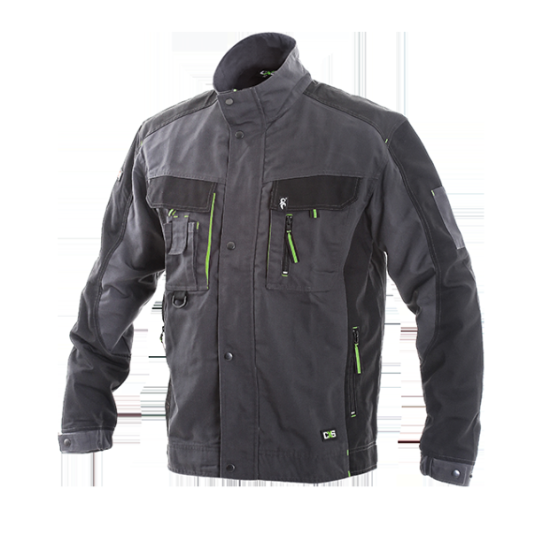 CANIS Radna bluza Sirius Lucius, siva/zelena - 34289-1