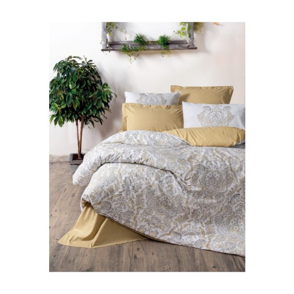 DEKOR DOM Komplet posteljina CB Ranforce double Bohem, Najiva - 041454-1