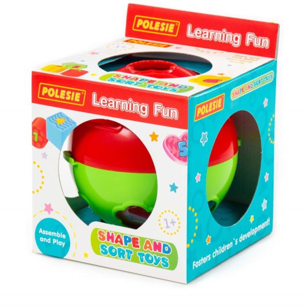 POLESIE Igračka za bebe Lopta za pogađanje oblika - 17-89427