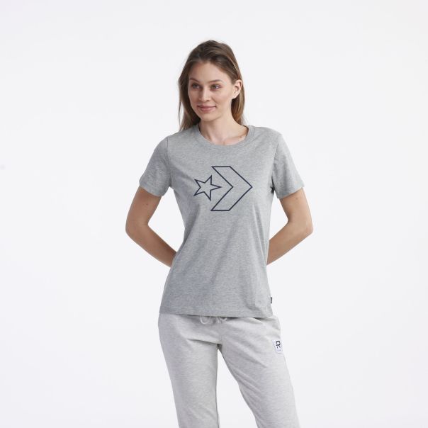 CONVERSE Majica kratak rukav core star chevron crew tee W - 10005779-A04-035