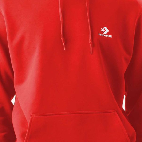 CONVERSE Duks sa kapuljačom sc emb po hoodie ft red m - 10008926-A11-610