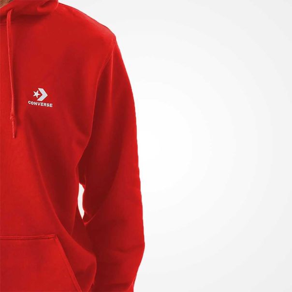 CONVERSE Duks sa kapuljačom sc emb po hoodie ft red m - 10008926-A11-610
