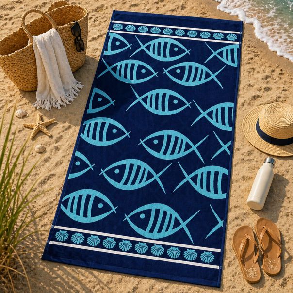 FROTIRKA Peškir za plažu Rodos 70x160cm - 1001-EP