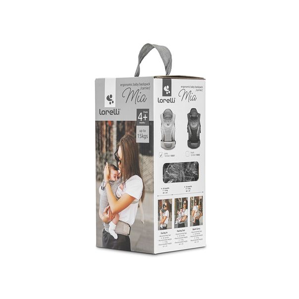 LORELLI KENGUR ERGONOMIC MIA - BLACK - EP2878614