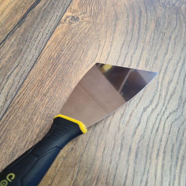 DELI Špahtla inox gumena drška 100mm edl-hd4 - 1001494