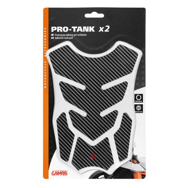 LAMPA Pro tank x2 nalepnica carbon - 10025LAMCAR