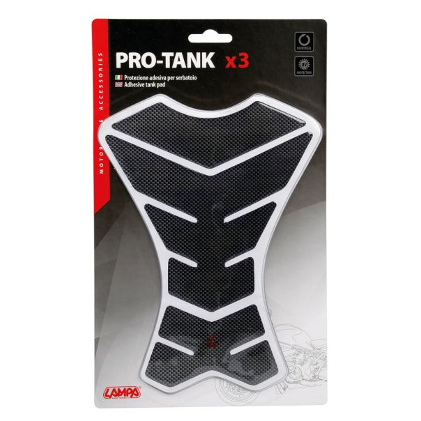 LAMPA Pro tank x3 nalepnica carbon - 10026LAMCAR