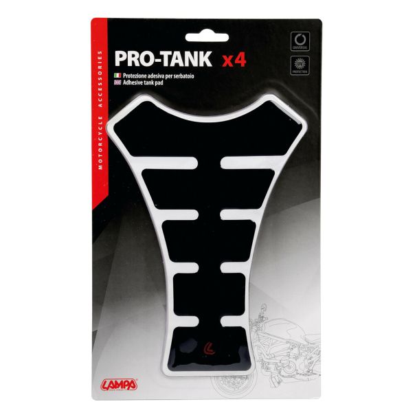 LAMPA Pro tank x4 nalepnica crna - 10027LAMXBK