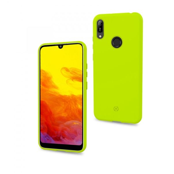 CELLY TPU Maska SHOCK za Huawei Y6 2019, žuta - SHOCK837YL