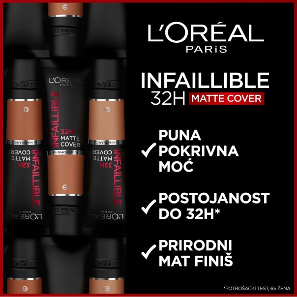 L'Oreal Paris Infaillible Matte tečni puder 110 - 1003000724