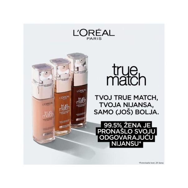 L'Oreal Paris True Match Tečni puder 5W - 1003009174