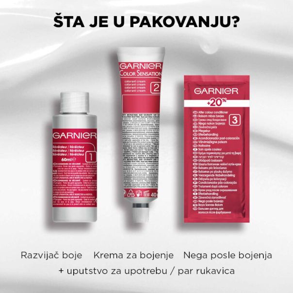 Garnier Color Sensation Boja za kosu 8.0 - 1003009530