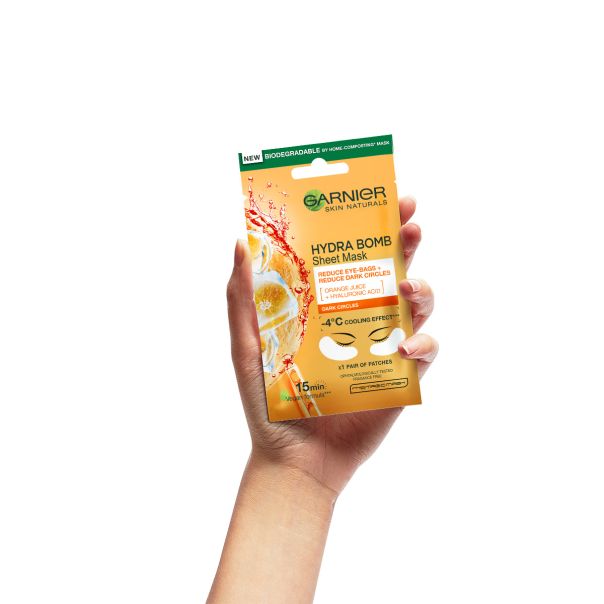 Garnier Skin Naturals Eye Tissue maska za oči protiv tamnih podočnjaka - 1003009711