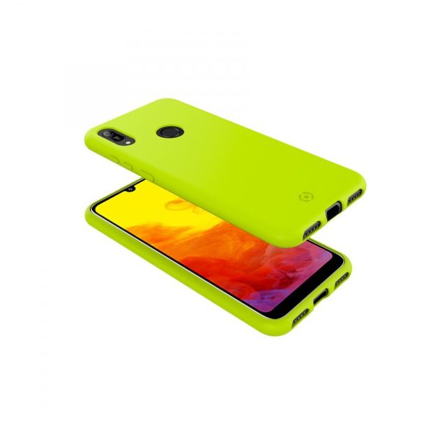 CELLY TPU Maska SHOCK za Huawei Y6 2019, žuta - SHOCK837YL