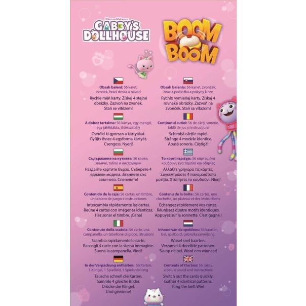 TREFL Društvena igra Boom boom Gabby's Dollhouse 02555 - 100560-02555