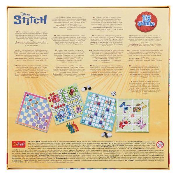 TREFL Društvena igra 15u1 Lilo&Stitch 02963 - 100636-02963