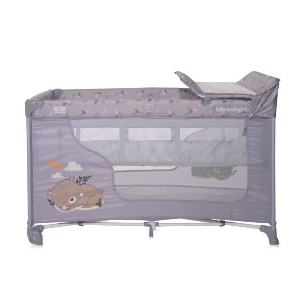LORELLI Prenosivi krevet Moonlight 2 nivoa - grey Dream (2023) - 10080412365