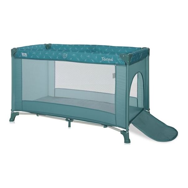 LORELLI Prenosivi krevetac Torino Arctic floral, plava - 10080452214