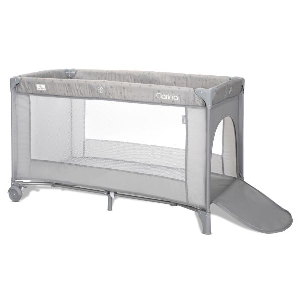 LORELLI Prenosivi krevetac za bebe na 2 nivoa Carina, siva - 10080672416