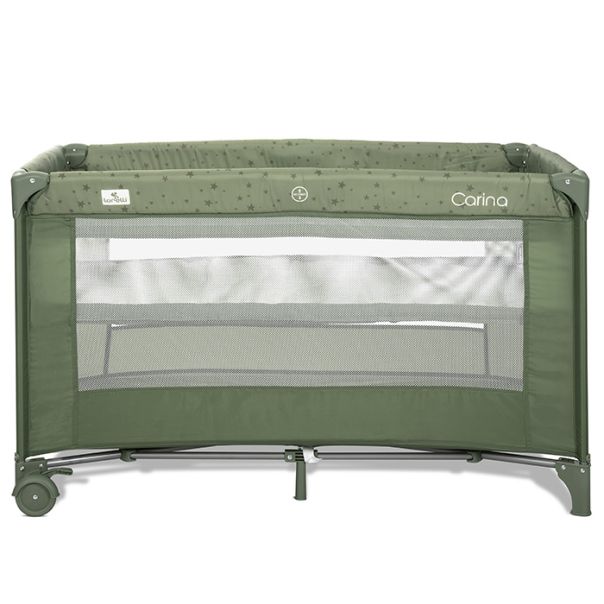 LORELLI Prenosivi krevetac za bebe na 2 nivoa Carina, zelena - 10080672605
