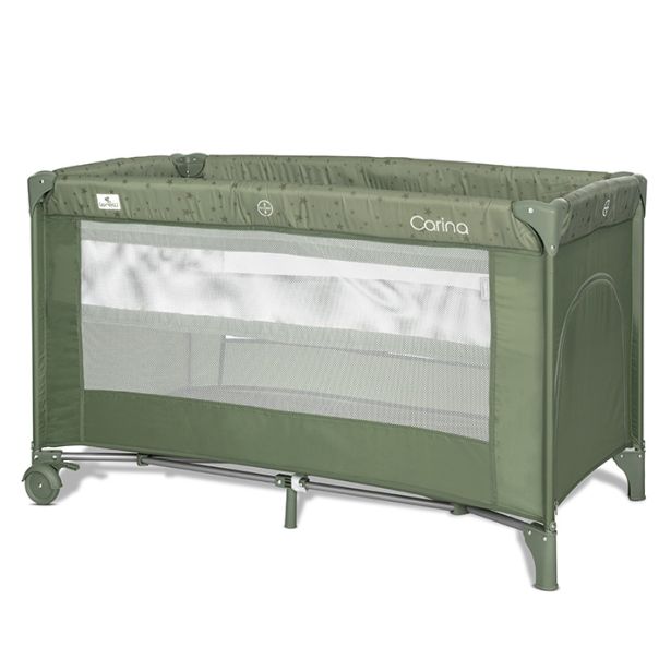 LORELLI Prenosivi krevetac za bebe na 2 nivoa Carina, zelena - 10080672605