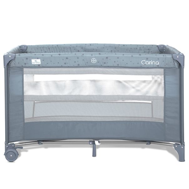 LORELLI Prenosivi krevetac za bebe na 2 nivoa Carina, plava - 10080672607