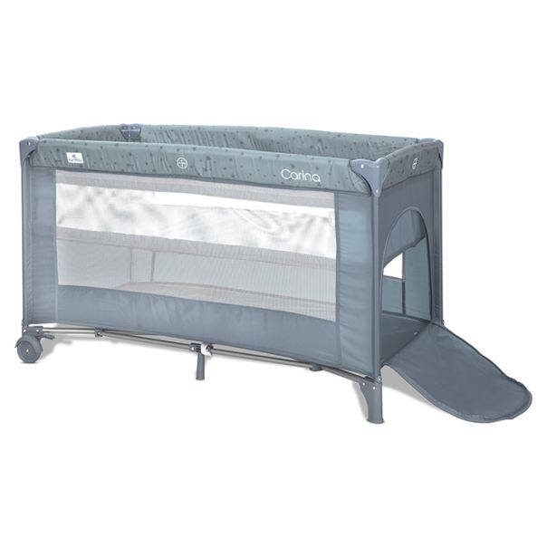 LORELLI Prenosivi krevetac za bebe na 2 nivoa Carina, plava - 10080672607